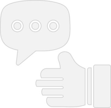 Thumbs Up Web-Based Design Element vector