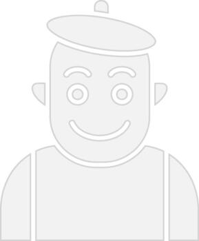 mímica personalizado línea elemento vector