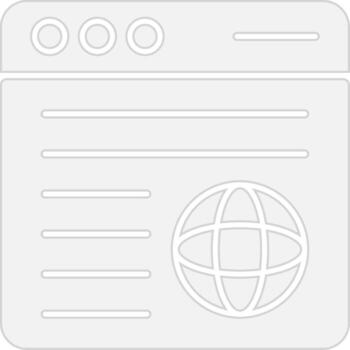 Website Compact Web Symbol vector