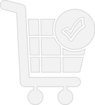 Shopping Cart User Interface Mark vector