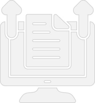 Upload UI Badge vector