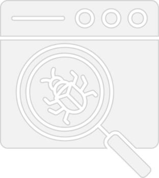 Bug UX Focused Shape vector