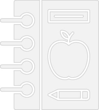 Notebook 3D Interface Shape vector