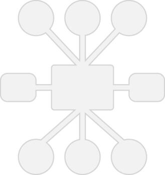 Hierarchy Interface Line Graphic vector