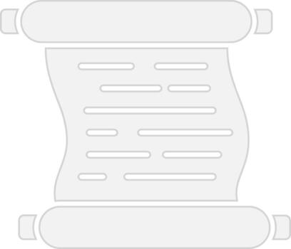 Ninja Scroll Compact Web Symbol vector