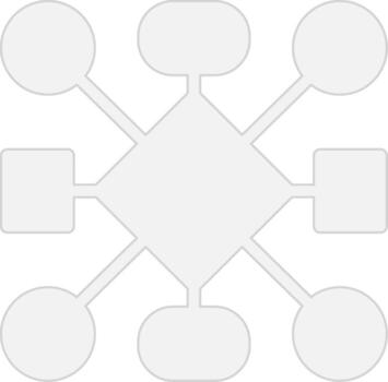 Connection Interface Line Graphic vector