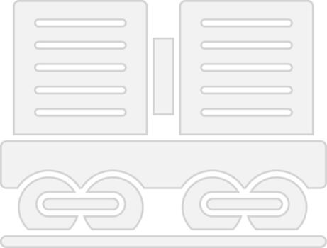 Cargo Train Sharp Edge Visual vector