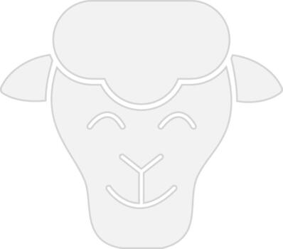 Sheep Outlined Frame Object vector
