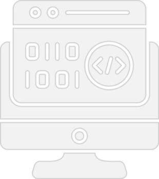 binario código web estilo gráfico vector