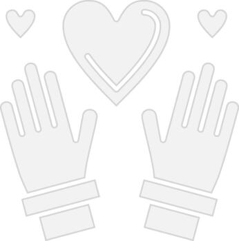 cuidado agudo borde visual vector