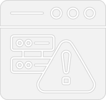 Warning Clean Frame Object vector