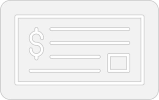 Checkbook Color Block Badge vector