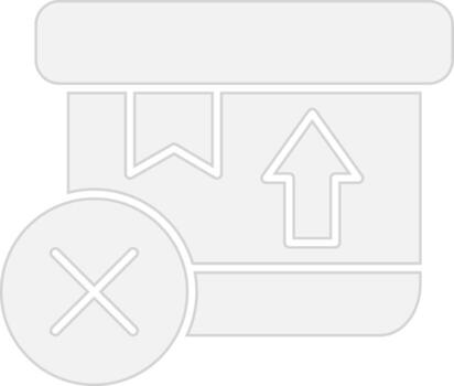 Cancel Handcrafted UI Symbol vector