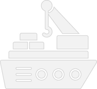 Ship App-Based UI Graphic vector
