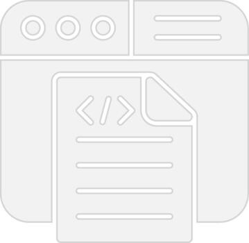 Coding Color Stroke Symbol vector