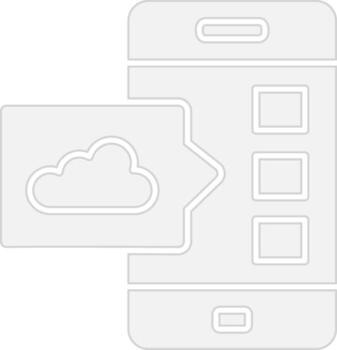 Application Modern Tech Object vector