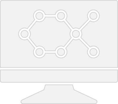 Molecular Color Enhanced Graphic vector
