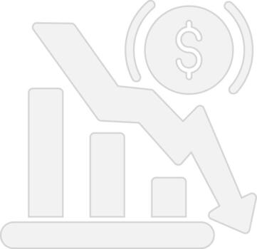 Recession Minimal UI Element vector