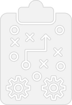 Strategy Futuristic UI Mark vector