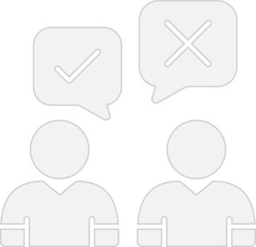 Customer Feedback User Interface Mark vector