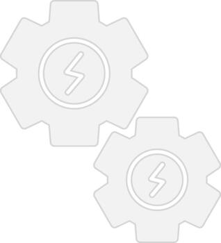 Settings Minimal UI Element vector