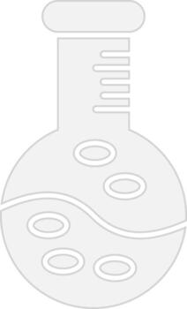 Flask Simplified Line Mark vector