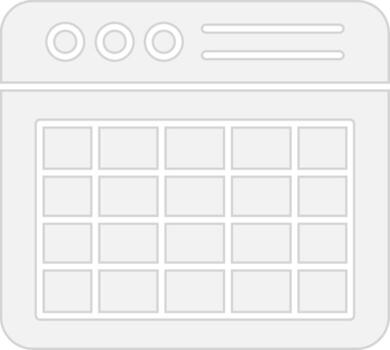 Browser Clean UI Concept vector