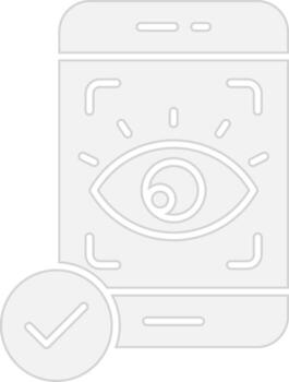 ojo reconocimiento basado en web diseño elemento vector