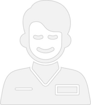 enfermeras degradado estilo elemento vector