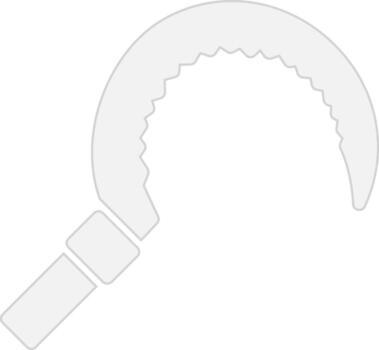 Sickle Clean Frame Object vector