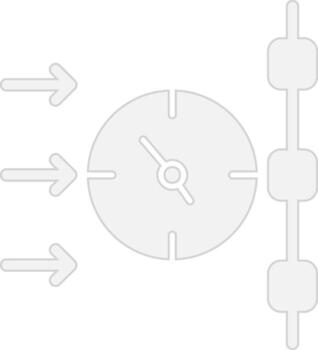 TimeLine Two Colour Subtle UI Graphic vector