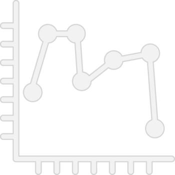 Line Two Colour Graph Monotone Sketch Design vector