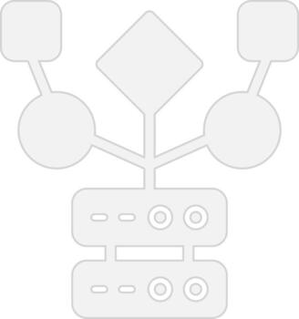 servidor tecnología estilizado formar vector