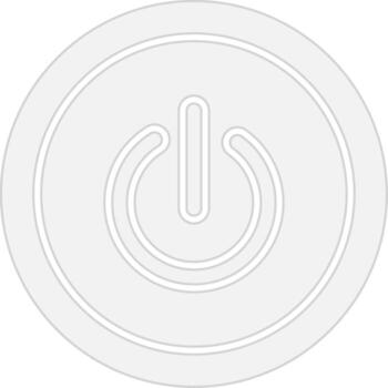 Power Button Digital Tech Element vector