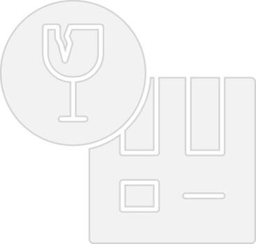 Fragile Gradient Style Element vector