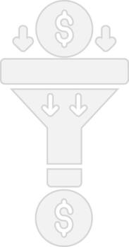 ventas tubería dos color personalizado línea elemento vector