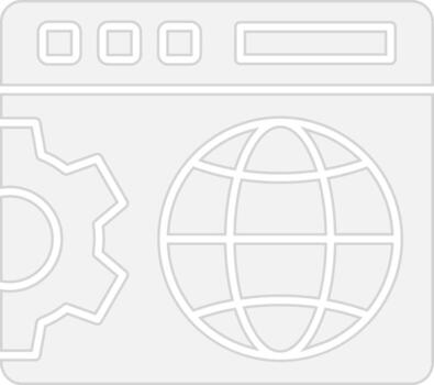 Web optimization Monochrome Line Graphic vector