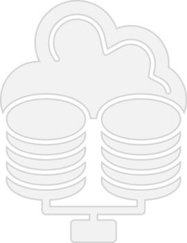 base de datos detallado ui pedazo vector