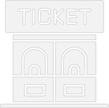 Ticket Office Web-Based Design Element vector