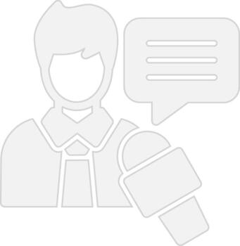 Interview App Focused Design vector