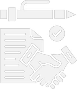 Contract agreement App-Based UI Graphic vector