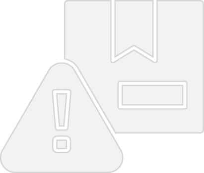 Warning Wireframe App Design vector