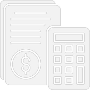 Accounting Color Block Badge vector