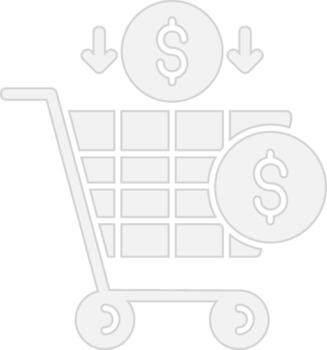 adquisitivo Delgado línea elemento vector