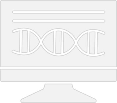 Dna structure Wireframe App Design vector
