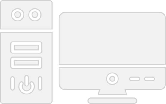 Computer Clean UI Concept vector