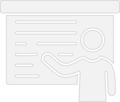 Teaching Modern Interface Badge vector