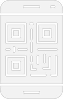Qr Code Sleek Visual Mark vector
