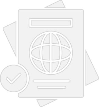 Passport Clean Frame Object vector