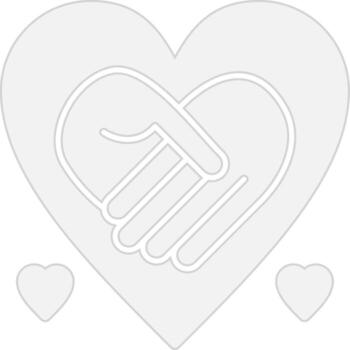 empatía sólido llenar símbolo vector